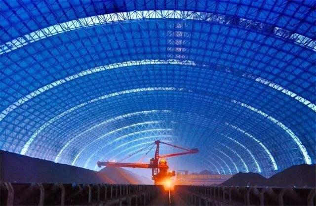 延吉亿优钢构工程师为您解析原料场封闭技术的特点和类型